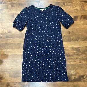 Boden 100 Percent Cotton Polka Dot Dress